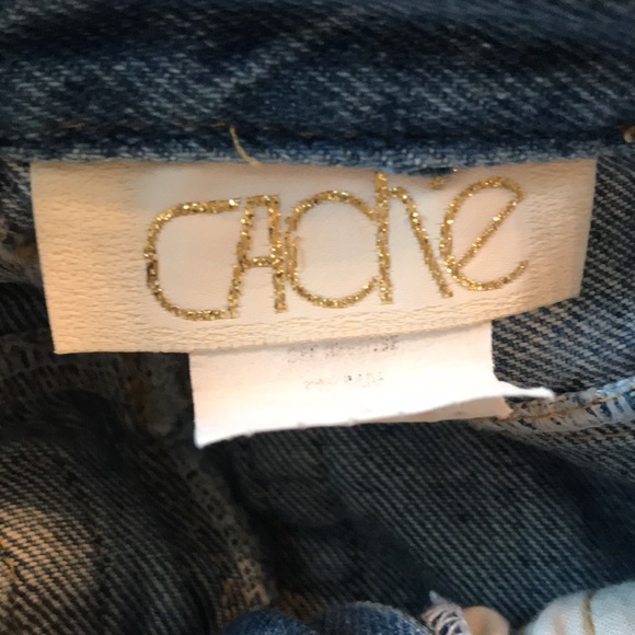 Vintage cache Isabella Leather accent mom jeans - Picture 6 of 7